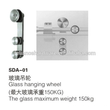 Hot selling stainless steel 304 hanging roller for glass door system with short lead time